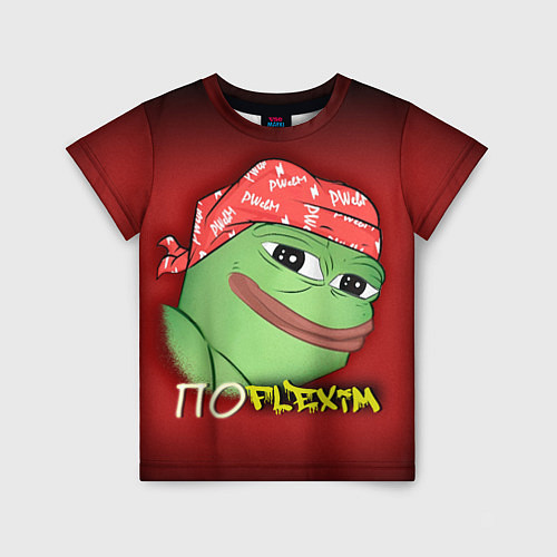 Детская футболка Ricardo Pepe / 3D-принт – фото 1