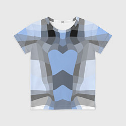 Футболка детская Абстракт мозаика графический узор, цвет: 3D-принт