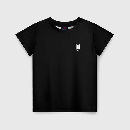 Детская футболка BTS smail logo / 3D-принт – фото 1