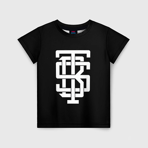 Детская футболка BTS alternative logo / 3D-принт – фото 1