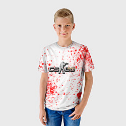Футболка детская Counter Strike bullet, цвет: 3D-принт — фото 2