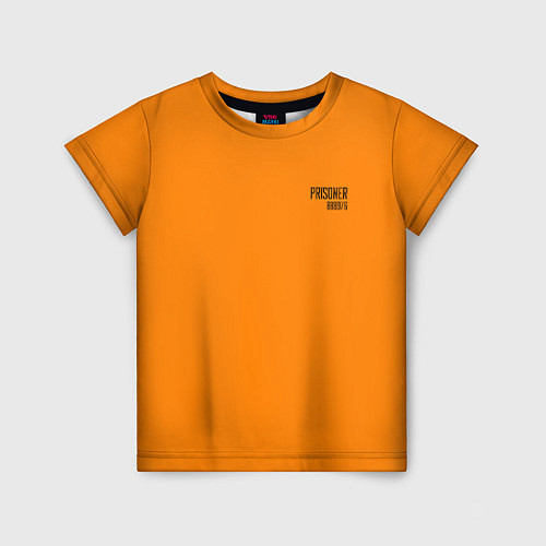 Детская футболка Prisoner Orange / 3D-принт – фото 1