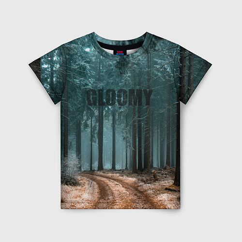Детская футболка Мрачный Лес GLOOMY / 3D-принт – фото 1