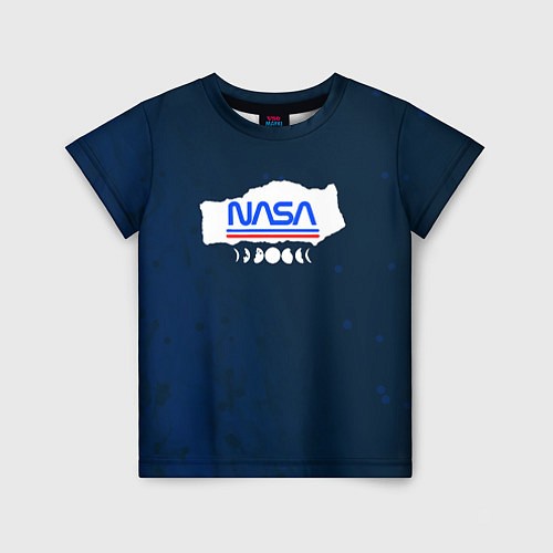 Детская футболка Nasa - планеты / 3D-принт – фото 1