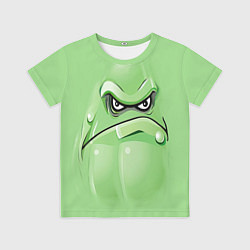 Футболка детская Plants vs Zombies Кабачок, цвет: 3D-принт
