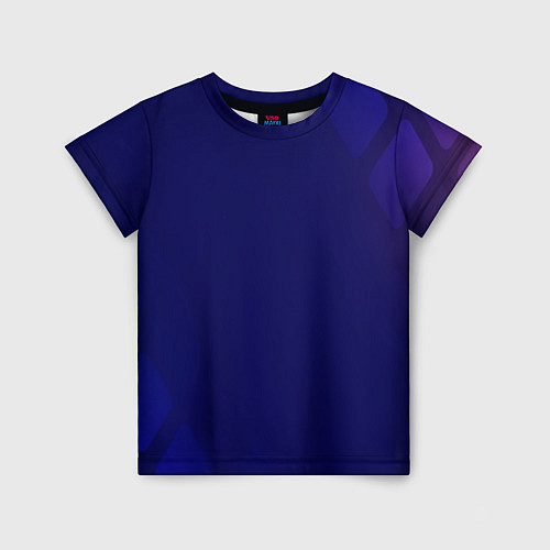 Детская футболка Темно синий фон / 3D-принт – фото 1