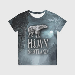 Футболка детская Bear- zombie - halloween Scotland, цвет: 3D-принт