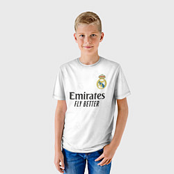 Футболка детская Бензема Реал Мадрид форма 20222023, цвет: 3D-принт — фото 2