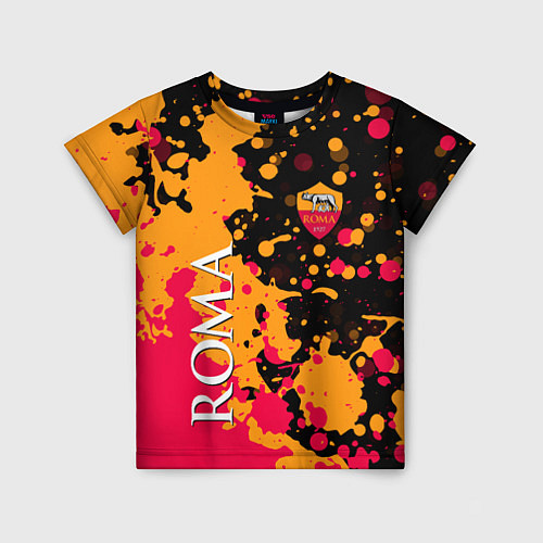 Детская футболка Roma Краска / 3D-принт – фото 1