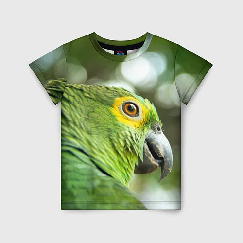 Детская футболка Попугaй / 3D-принт – фото 1