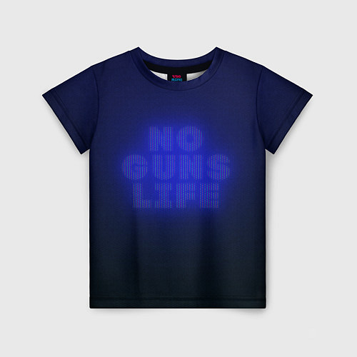 Детская футболка No guns life tv / 3D-принт – фото 1