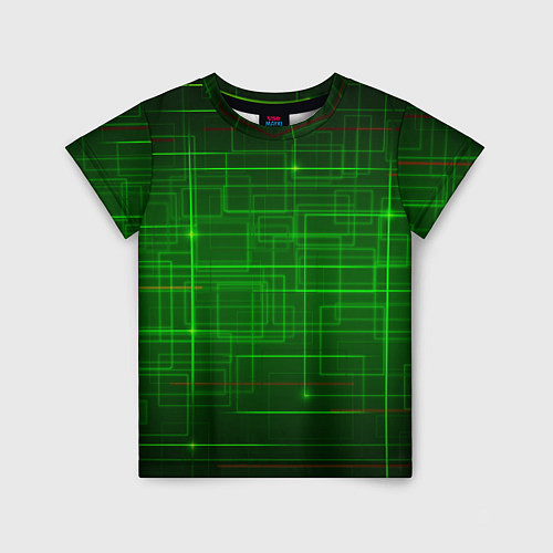 Детская футболка Нейросеть - текстура / 3D-принт – фото 1