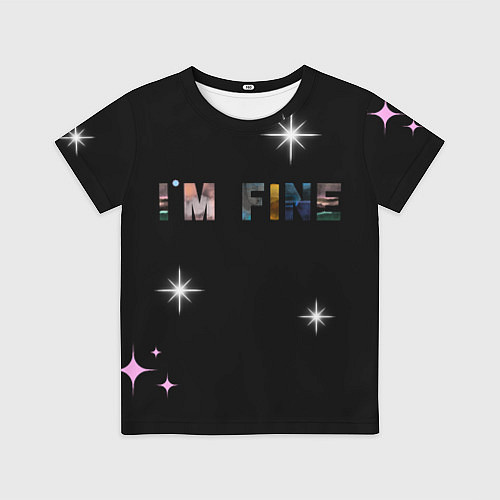 Детская футболка Надпись / 3D-принт – фото 1