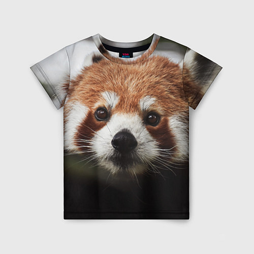 Детская футболка Малая панда / 3D-принт – фото 1