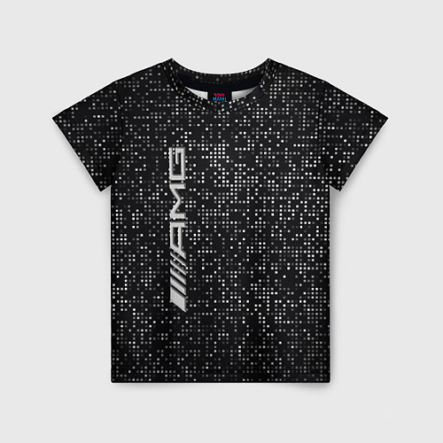 Детская футболка AMG - pattern - minimalism / 3D-принт – фото 1