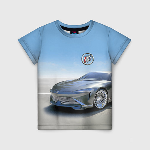 Детская футболка Buick concept в пустыне / 3D-принт – фото 1