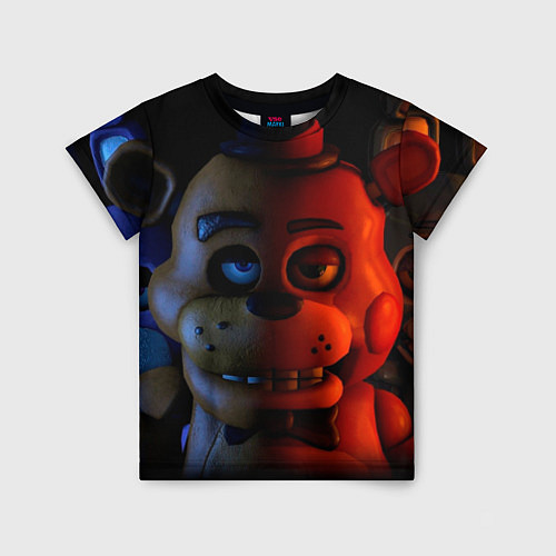 Детская футболка 5 ночей Фредди / 3D-принт – фото 1