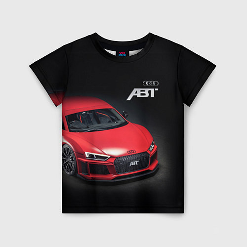 Детская футболка Audi quattro ABT autotuning / 3D-принт – фото 1