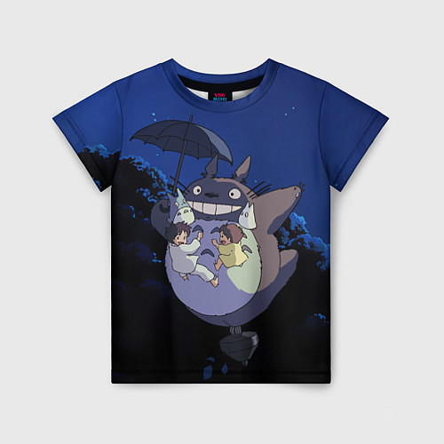 Детская футболка Night flight Totoro / 3D-принт – фото 1