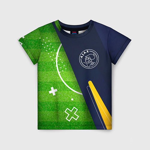 Детская футболка Ajax football field / 3D-принт – фото 1