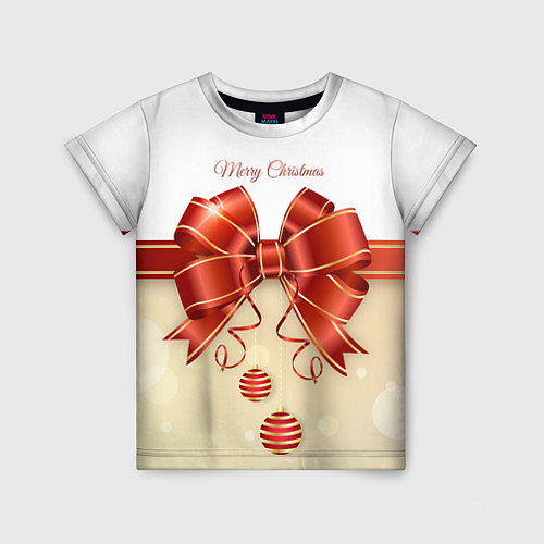 Детская футболка Подарочный бант с лентой / 3D-принт – фото 1