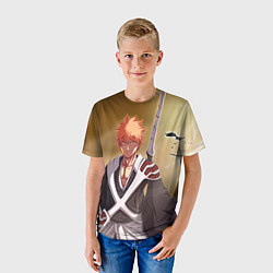 Футболка детская Блич : Тысячелетняя кровавая война, цвет: 3D-принт — фото 2