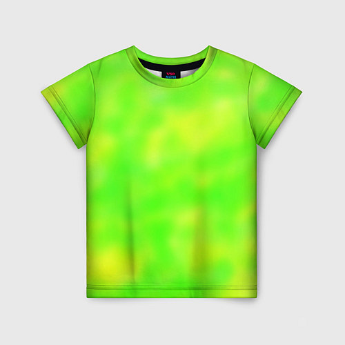 Детская футболка Цвет сочное яблоко / 3D-принт – фото 1