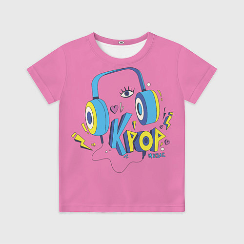 Детская футболка K-pop музыка / 3D-принт – фото 1