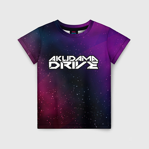 Детская футболка Akudama Drive gradient space / 3D-принт – фото 1