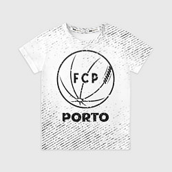 Футболка детская Porto с потертостями на светлом фоне, цвет: 3D-принт