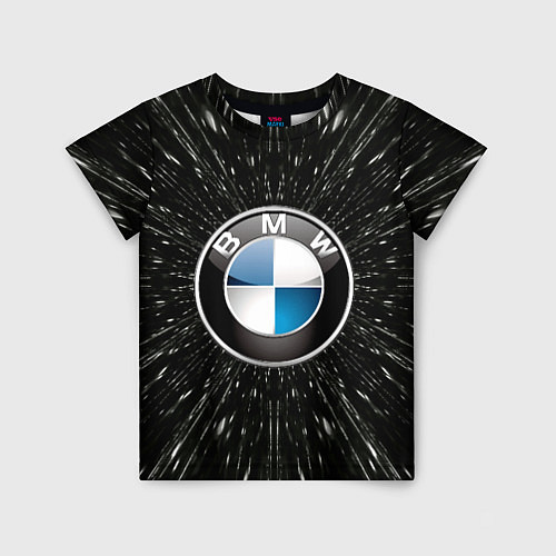 Детская футболка БМВ эмблема, автомобильная тема / 3D-принт – фото 1