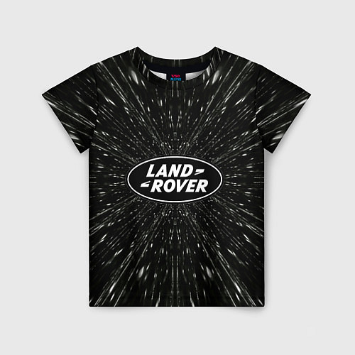 Детская футболка Ленд Ровер эмблема, автомобильная тема / 3D-принт – фото 1