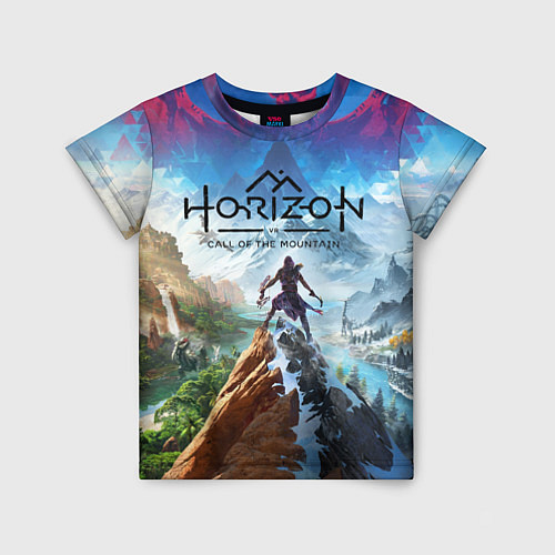 Детская футболка Horizon call of the mountain keyart / 3D-принт – фото 1
