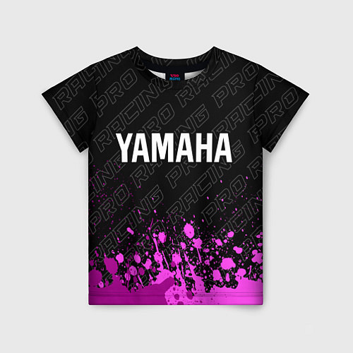 Детская футболка Yamaha pro racing: символ сверху / 3D-принт – фото 1