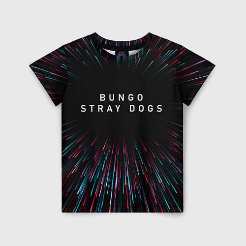 Детская футболка Bungo Stray Dogs infinity / 3D-принт – фото 1