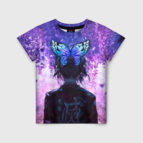 Детская футболка Шинобу Кочо - Великолепная бабочка / 3D-принт – фото 1