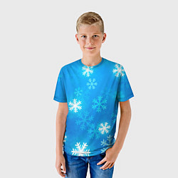 Футболка детская Зима 2023, цвет: 3D-принт — фото 2