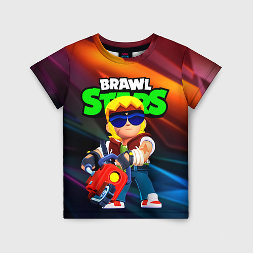 Детская футболка Buster Brawl stars / 3D-принт – фото 1