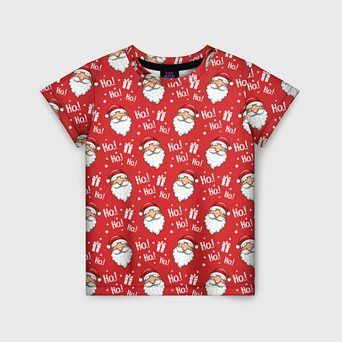 Детская футболка Дед Мороз - Санта Клаус / 3D-принт – фото 1