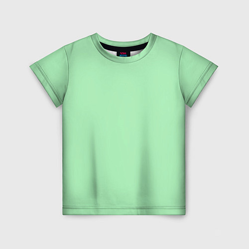 Детская футболка Мятный радуга / 3D-принт – фото 1