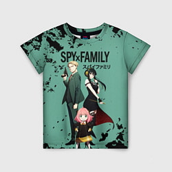 Футболка детская Spy family characters, цвет: 3D-принт