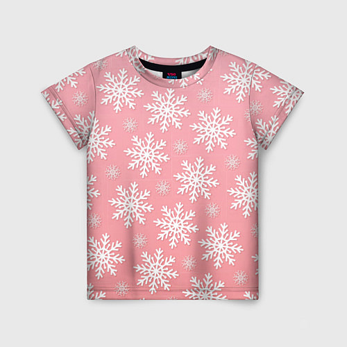 Детская футболка Снегопад / 3D-принт – фото 1