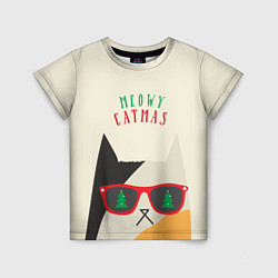Футболка детская Meowy catwas, цвет: 3D-принт