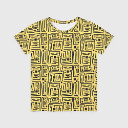 Футболка детская Квадраты и прямоугольники, цвет: 3D-принт