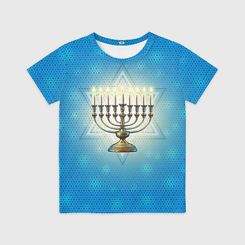 Детская футболка Ханука праздник света / 3D-принт – фото 1