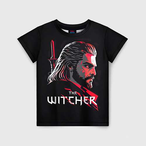 Детская футболка Witcher art / 3D-принт – фото 1