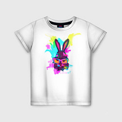 Футболка детская Rabbit casuall, цвет: 3D-принт