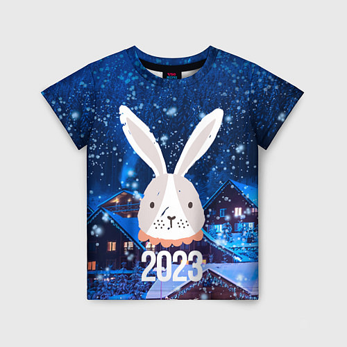 Детская футболка 2023 крольчиха / 3D-принт – фото 1