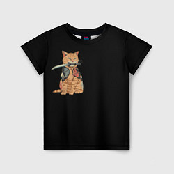 Футболка детская Yakuza cat, цвет: 3D-принт