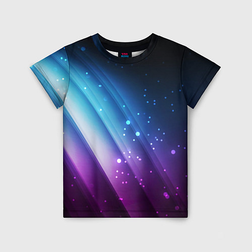 Детская футболка Бесконечность цвета / 3D-принт – фото 1